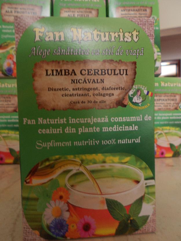 Ceai  de Limba  Cerbului Fan Naturist - Pret | Preturi Ceai  de Limba  Cerbului Fan Naturist