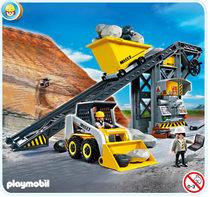 Mini excavator si banda transportoare - Playmobil Construction PM4041 - Pret | Preturi Mini excavator si banda transportoare - Playmobil Construction PM4041