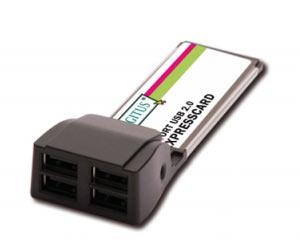 Placa Expresscard la USB 2.0, 4 porturi, DC-31203 - Pret | Preturi Placa Expresscard la USB 2.0, 4 porturi, DC-31203