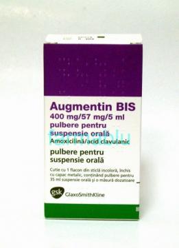 Augmentin 457mg/5ml(2luni-2ani) suspensie x 35ml - Pret | Preturi Augmentin 457mg/5ml(2luni-2ani) suspensie x 35ml