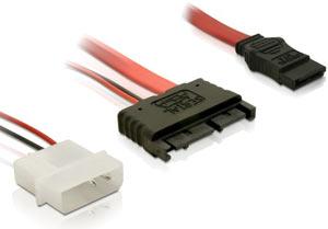 Cablu Delock micro SATA (tata) cu alimentare, 84383 - Pret | Preturi Cablu Delock micro SATA (tata) cu alimentare, 84383