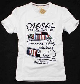 Tricou barbatesc Diesel Big Car Logo Tee White Sz M - Pret | Preturi Tricou barbatesc Diesel Big Car Logo Tee White Sz M