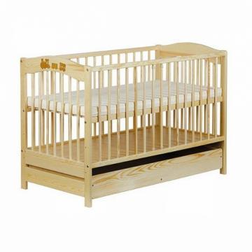 Patut din lemn cu sertar pentru copii Family Baby Dreams - Pret | Preturi Patut din lemn cu sertar pentru copii Family Baby Dreams