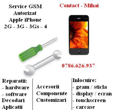 Service iPHONE 3G 3Gs 4 Service Specializat Reparatii iPHONE 3Gs 4 3G! - Pret | Preturi Service iPHONE 3G 3Gs 4 Service Specializat Reparatii iPHONE 3Gs 4 3G!
