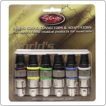 6x Female XLR plugs - Pret | Preturi 6x Female XLR plugs