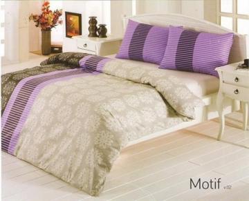 Lenjerie Pat Kristal Motif Gri - Pret | Preturi Lenjerie Pat Kristal Motif Gri