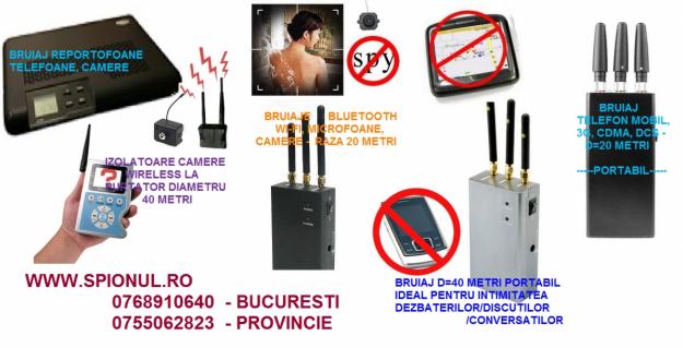 Anti -spy!BRUIAJ R20 BLUETOOTH, WI-FI, CAMERE WIRELESS SI MICROFOANE PORTABIL (RAZA = 20 m - Pret | Preturi Anti -spy!BRUIAJ R20 BLUETOOTH, WI-FI, CAMERE WIRELESS SI MICROFOANE PORTABIL (RAZA = 20 m