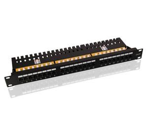 Patch Panel Value UTP Cat.6, 24 porturi, negru - Pret | Preturi Patch Panel Value UTP Cat.6, 24 porturi, negru