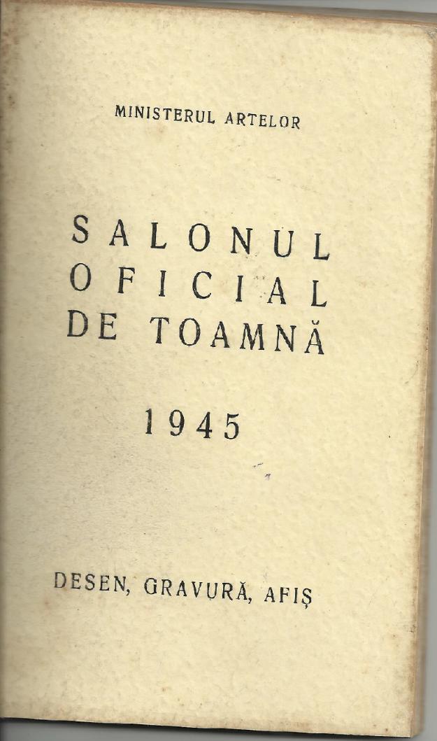 Salonul Oficial de Toamna 1945 - Pret | Preturi Salonul Oficial de Toamna 1945