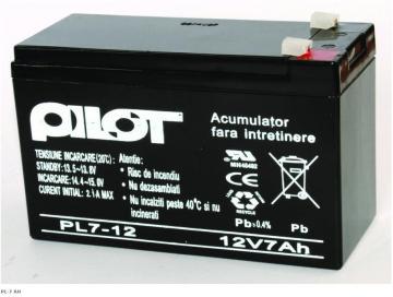 Acumulator Pilot PL-7 AH - Pret | Preturi Acumulator Pilot PL-7 AH