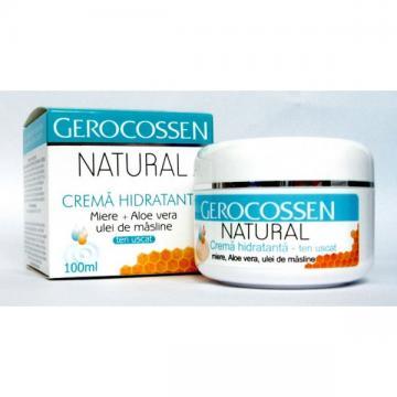 Gerocossen Natural Crema Hidratanta pentru Ten Uscat cu Miere si Aloe Vera 100ml - Pret | Preturi Gerocossen Natural Crema Hidratanta pentru Ten Uscat cu Miere si Aloe Vera 100ml