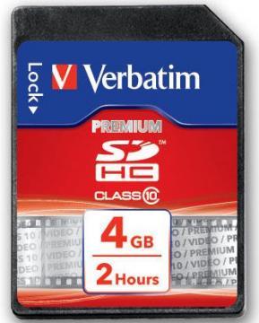 Secure Digital HC 4GB, clasa 10, 10MB/sec citire, 10MB/sec scriere, VERBATIM (43960) - Pret | Preturi Secure Digital HC 4GB, clasa 10, 10MB/sec citire, 10MB/sec scriere, VERBATIM (43960)