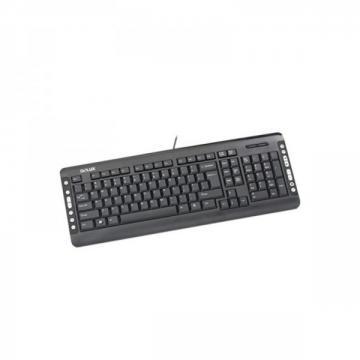 Tastatura Multimedia Delux 5015U, neagra, USB DLK-5015U - Pret | Preturi Tastatura Multimedia Delux 5015U, neagra, USB DLK-5015U
