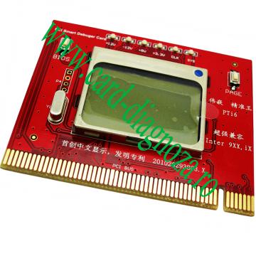 Card de test D1-4 Newest PCI Debug Card cu display LCD - Pret | Preturi Card de test D1-4 Newest PCI Debug Card cu display LCD