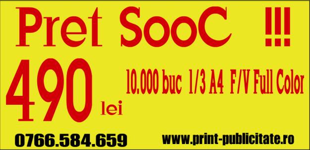 Flyere Pret Promotional - Pret | Preturi Flyere Pret Promotional