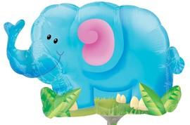 Balon folie metalizata JUNGLE PARTY ELEPHANT 83x56cm - Pret | Preturi Balon folie metalizata JUNGLE PARTY ELEPHANT 83x56cm