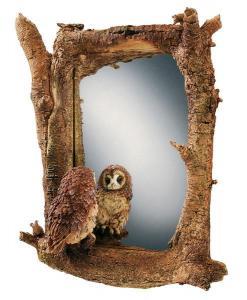 Tawny Owl and Mice Mirror - Pret | Preturi Tawny Owl and Mice Mirror