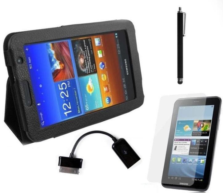 Pachet Husa Tableta Samsung P3100/P3110 + Folie de protectie + Cablu OTG + Pen/Stylus - Pret | Preturi Pachet Husa Tableta Samsung P3100/P3110 + Folie de protectie + Cablu OTG + Pen/Stylus