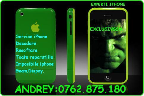 Service GSM Apple iPhone - 0762/875/180/0727/632/352 - Andrei -Oferim Service PROFESIONAL - Pret | Preturi Service GSM Apple iPhone - 0762/875/180/0727/632/352 - Andrei -Oferim Service PROFESIONAL