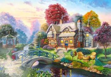 Puzzle Castorland 3000 Autumn Scenery - Pret | Preturi Puzzle Castorland 3000 Autumn Scenery