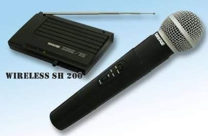 Set microfon profesional wireless SHURE SH 200 , receiver inclus. NOU. - Pret | Preturi Set microfon profesional wireless SHURE SH 200 , receiver inclus. NOU.