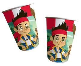 8 Pahare carton 200ml JAKE&amp;THE NEVERLAND PIRATES - Pret | Preturi 8 Pahare carton 200ml JAKE&amp;THE NEVERLAND PIRATES