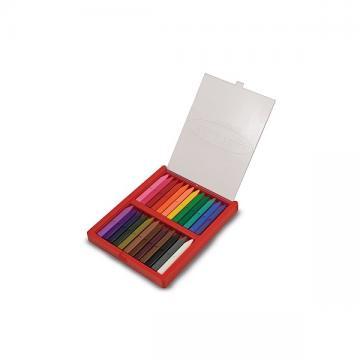 Melissa Doug set 24 creioane colorate triunghiulare - Pret | Preturi Melissa Doug set 24 creioane colorate triunghiulare