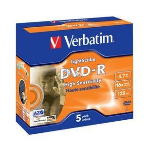 Verbatim DVD-R AZO, 4.7GB Matt Silver Surface, 16X, 5 buc - Pret | Preturi Verbatim DVD-R AZO, 4.7GB Matt Silver Surface, 16X, 5 buc