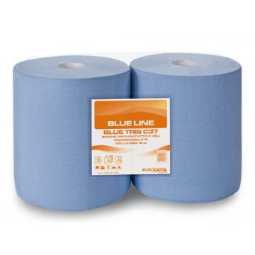 Rola industriala albastra 3 straturi - Pret | Preturi Rola industriala albastra 3 straturi