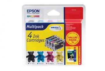 Cartus EPSON C13T06154010 DURABrite Ultra Multipack C+M+Y+Bk - Pret | Preturi Cartus EPSON C13T06154010 DURABrite Ultra Multipack C+M+Y+Bk