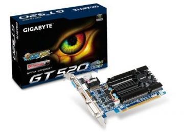 Gigabyte nVidia Geforce GTS 520,1GB DDR3, 64 biti - Pret | Preturi Gigabyte nVidia Geforce GTS 520,1GB DDR3, 64 biti