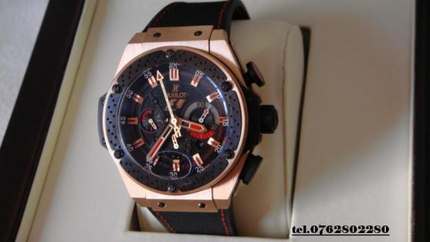 Hublot King Power F1 Limited Edition Swiss Valjoux 7750 Automatic Movement Rose Gold Case - Pret | Preturi Hublot King Power F1 Limited Edition Swiss Valjoux 7750 Automatic Movement Rose Gold Case