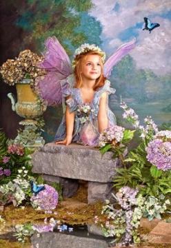 Puzzle Castorland 1500 Lisa Jane : Spring Angel - Pret | Preturi Puzzle Castorland 1500 Lisa Jane : Spring Angel