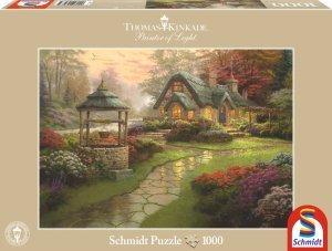 Puzzle Schmidt 1000 Thomas Kinkade : Stillwater cottage - Pret | Preturi Puzzle Schmidt 1000 Thomas Kinkade : Stillwater cottage