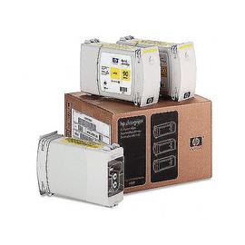 HP 90 3-pack 400-ml Yellow, C5085A - Pret | Preturi HP 90 3-pack 400-ml Yellow, C5085A