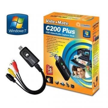 Stick USB pt. captura audio-video COMPRO C200 Plus - Pret | Preturi Stick USB pt. captura audio-video COMPRO C200 Plus