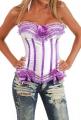 Corset alb cu mov - Pret | Preturi Corset alb cu mov