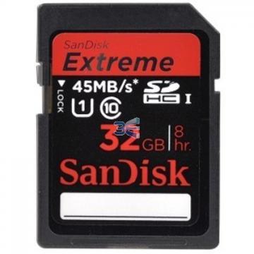 SanDisk 32GB eXtreme SDHC 45MB/s, UHS-I, WaterProof, ShockProof - Pret | Preturi SanDisk 32GB eXtreme SDHC 45MB/s, UHS-I, WaterProof, ShockProof