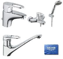 Set baterii sanitare Grohe Europlus - Pret | Preturi Set baterii sanitare Grohe Europlus