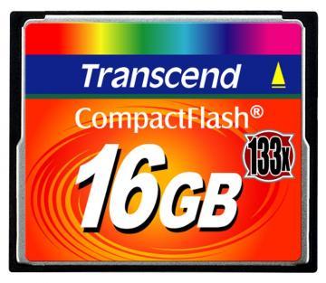 Card memorie TRANSCEND Compact Flash Card 16GB MLC 133x - Pret | Preturi Card memorie TRANSCEND Compact Flash Card 16GB MLC 133x