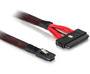 Cablu Delock mini SAS 36pini la SAS 32pini (SFF 8087 - SFF-8484), 0.5m, 83056 - Pret | Preturi Cablu Delock mini SAS 36pini la SAS 32pini (SFF 8087 - SFF-8484), 0.5m, 83056