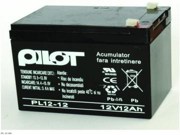 Acumulator Pilot PL-12 AH - Pret | Preturi Acumulator Pilot PL-12 AH