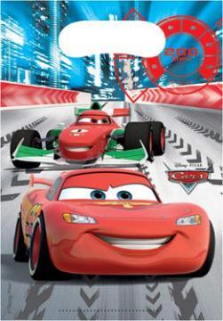 6 Pungi Party 16x23cm CARS RACERS - Pret | Preturi 6 Pungi Party 16x23cm CARS RACERS