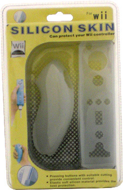 Kit piele silicon alb pentru Wii 49023 - Pret | Preturi Kit piele silicon alb pentru Wii 49023