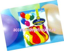 Set de 20 baloane latex 28 cm NEON FLUORESCENTE - Pret | Preturi Set de 20 baloane latex 28 cm NEON FLUORESCENTE