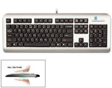 Tastatura A4Tech XSlim PS/2 A4KYB-LCD720 - Pret | Preturi Tastatura A4Tech XSlim PS/2 A4KYB-LCD720