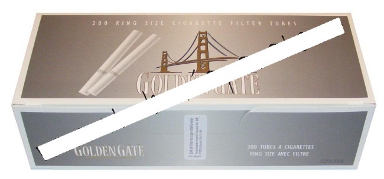 Tuburi Tigari pentru Tutun Golden Gate Silver - Pret | Preturi Tuburi Tigari pentru Tutun Golden Gate Silver