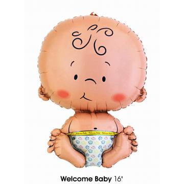 Balon folie botez Welcome Baby - Pret | Preturi Balon folie botez Welcome Baby