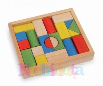Cutie cuburi de lemn Nino - Pret | Preturi Cutie cuburi de lemn Nino