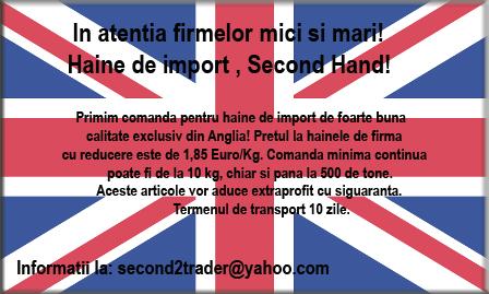Haine import, Second Hand! In atentia firmelor mici si mari! - Pret | Preturi Haine import, Second Hand! In atentia firmelor mici si mari!